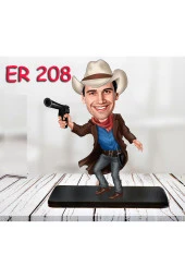 Özcan Tasarım Kişiye Özel Ahşap Biblo - Kahraman Erkek Karikatür Biblo 13 thumbnail 1