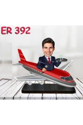 Özcan Tasarım Kişiye Özel Ahşap Biblo - Erkek Meslek Karikatür Biblo 32 thumbnail 1