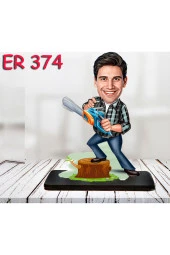 Özcan Tasarım Kişiye Özel Ahşap Biblo - Erkek Meslek Karikatür Biblo 14 thumbnail 1