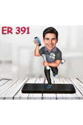 Özcan Tasarım Kişiye Özel Ahşap Biblo - Erkek Meslek Karikatür Biblo 31 thumbnail 1