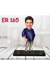 Özcan Tasarım Kişiye Özel Ahşap Biblo - Erkek Karikatür Biblo - Erkek Biblo 30 thumbnail 1