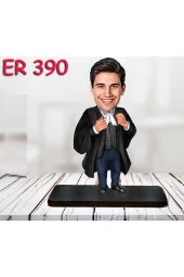 Özcan Tasarım Kişiye Özel Ahşap Biblo - Erkek Meslek Karikatür Biblo 30 thumbnail 1