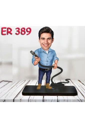 Özcan Tasarım Kişiye Özel Ahşap Biblo - Erkek Meslek Karikatür Biblo 29 thumbnail 1