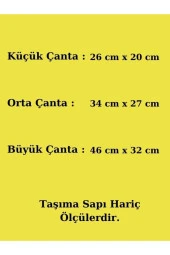 Özcan Tasarım 3'lü Valiz - 3'lü Bavul - 3'lü Çanta ( Çiçek Desen ) thumbnail 2