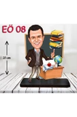 Özcan Tasarım Kişiye Özel Ahşap Biblo - Erkek Öğretmen Karikatür Biblo - Öğretmen Biblo 8 thumbnail 1