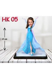 Özcan Tasarım Kişiye Özel Ahşap Biblo - Kız Çocuk Karikatür Biblo - Kahraman 4 thumbnail 1