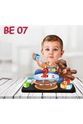 Özcan Tasarım Kişiye Özel Ahşap Biblo - Bebek Karikatür Biblo - Bebek Biblo 7 thumbnail 1
