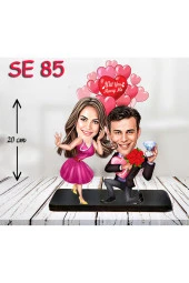 Özcan Tasarım Kişiye Özel Ahşap Biblo - Evlenme Teklifi Biblosu 5 thumbnail 1