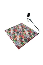 Powertec Isıtmalı Kedi Minderi Kedi Köpek Minderi Isıtıcılı Kedi Minderi Isıtıcı Pad 12volt 45x45cmx5cm - 1