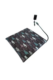 Powertec Isıtmalı Kedi Minderi Kedi Köpek Minderi Isıtıcılı Kedi Minderi Isıtıcı Pad 12volt 45x45cmx5cm - 1