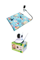 Powertec Evcil Hayvan İzleme Güvenlik Kamerası ve Isıtıcılı Kedi Köpek minderi set - 1