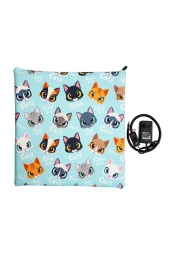 Powertec Evcil Hayvan İzleme Güvenlik Kamerası ve Kedi Köpek ısıtıcı minder set 45cmx45cmx5cm - 3