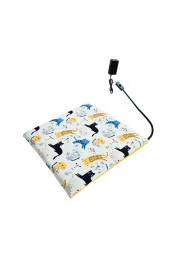 Powertec Isıtıcılı Kedi Köpek Minderi Isıtıcı Minder Kedi Minderi 12volt 45x45cmx4cm - 1