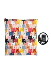 Powertec Isıtıcılı Minder Kedi Köpek Minderi Isıtıcılı Kedi Minderi 12volt 45x45cmx4cm - 2