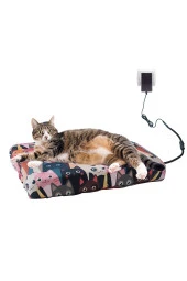 Powertec Kedi Isıtıcı Minder Köpek Isıtıcı Yatak Minder Su Geçirmez Kedi Isıtıcı Pad Isıtıcı Minder - 1