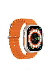 resolut Wearfit Pro Gs8+ Watch 8 Ultra 45mm Akıllı Saat 2.0 inç Ekran Andriod iOS Uyumlu Turuncu - 1