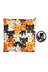 Powertec Isıtıcılı Kedi Minderi Kedi Köpek Isıtıcı Minder 12volt 45x45cmx4cm - 2