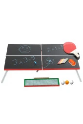Tristar Mini Masa Tenisi Masası, Ahşap Çocuk Yazı Tahtası, Aktivite Masası - 3