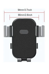 SUPORTE Gidon Bağlantılı Otomatik Kilitli Motorsiklet Telefon Tutucu 4.7-7.2 inç arası telefonlara uyumlu - 3