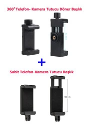 resolut Kask Telefon Aksiyon Kamera Bağlantı Aparatı Ayarlanabilir ÇİFT BAŞLIKLI VE YEDEK LASTİKLİDİR - 5