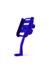 SUPORTE 4.5 - 7 inç uyumlu Alüminyum Gövde Aynaya Monte Telefon Tutucu Yeni Model Mavi thumbnail 2