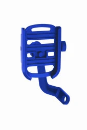 SUPORTE 4.5 - 7 inç uyumlu Alüminyum Gövde Aynaya Monte Telefon Tutucu Yeni Model Mavi thumbnail 4