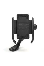 SUPORTE Motosiklet - Bisiklet Telefon Tutucu Alüminyum Gövdeli Ayna bağlantılı 4,7 ila 7,1 inç Uyumlu Siyah thumbnail 1