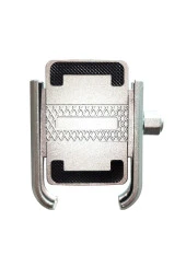 resolut Motosiklet - Bisiklet Telefon Tutucu Alüminyum Gövdeli Gidon bağlantılı 4,7 ila 7,1 inç Uyumlu Gri - 2