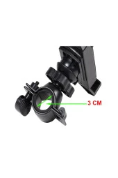 resolut Gidon Bağlantılı Çapraz Motorsiklet Bisiklet Telefon Tutucu Kilit Özellikli 4.7-6.8 inç uyumlu thumbnail 3