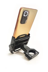 resolut Alüminyum Gövdeli Gidon Bağlantılı Telefon Tutucu Yeni Model Siyah thumbnail 1