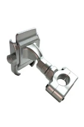 resolut Motosiklet - Bisiklet Telefon Tutucu Alüminyum Gövdeli Gidon bağlantılı 4,7 ila 7,1 inç Uyumlu Gri - 3