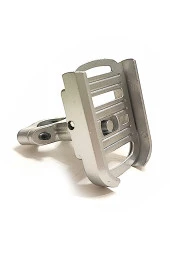 resolut Alüminyum Gövdeli Gidon Bağlantılı Telefon Tutucu Yeni Model Gri thumbnail 5