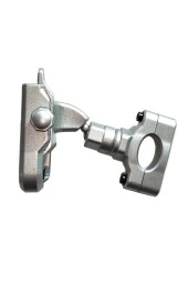 resolut Motosiklet - Bisiklet Telefon Tutucu Alüminyum Gövdeli Gidon bağlantılı 4,7 ila 7,1 inç Uyumlu Gri - 4