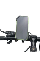 resolut Gidon Bağlantılı Çapraz Motorsiklet Bisiklet Telefon Tutucu Kilit Özellikli 4.7-6.8 inç uyumlu thumbnail 1