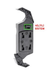 resolut Gidon Bağlantılı Çapraz Motorsiklet Bisiklet Telefon Tutucu Kilit Özellikli 4.7-6.8 inç uyumlu thumbnail 4