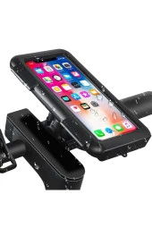 resolut Motosiklet Telefon Tutucu Bisiklet Telefon Tutucu Su Geçirmez Pfs 4.9-6.5 Inç - 1