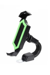 resolut Ayna Bağlantılı Motorsiklet Telefon Tutucu Kilit Özellikli Telefon Tutacağı 4.7-6.8 inç thumbnail 2