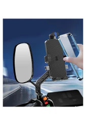 resolut Darbe emici telefon tutucu motosiklet scooter için 4-7inç telefonları destekler thumbnail 2