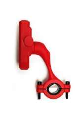 Powertec Motorsiklet - Bisiklet - MTV telefon Tutucu metal gidon bağlantılı Kırmızı - 1
