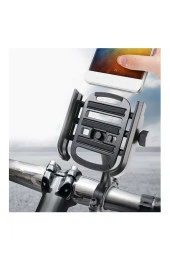 resolut Bisiklet - Motorsiklet - Mtv Telefon Tutucu Metal Gidon Bağlantılı Siyah thumbnail 3