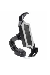 Powertec Motosiklet Bisiklet Telefon Tutucu Ayna Bağlantılı Otomatik Kilitli thumbnail 1
