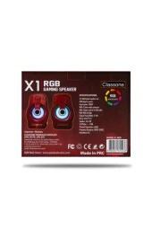 X1 Red Rgb Gamıng Hoparlör-kırmızı - 4