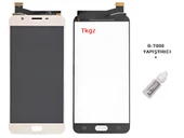 Samsung Galaxy J7 PRİME  - SM-G610F Lcd Ekran Dokunmatik Orijinal Kalite GOLD + B-7000 - 1