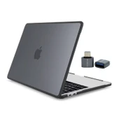 MacBook Pro 14.2 Outdoor Shockproof Hibrit Hard Case TPU Bumper Mat Kılıf M5-M4-M3-M2-M1 thumbnail 1