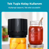 Vakumlu Kavanoz Kapağı Kapama Makinesi - 4