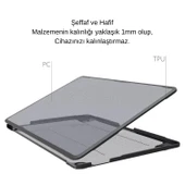 MacBook Pro 16.2 Outdoor Shockproof Hibrit Hard Case TPU Bumper Mat Kılıf M4-M3-M2-M1 thumbnail 4