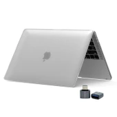 Macbook Pro Kılıf 13inç M1-M2, Kristalline İz Yapmaz A1706 A1708 A1989 A2159 A2251 A2289 A2338 ile Uyumlu thumbnail 2