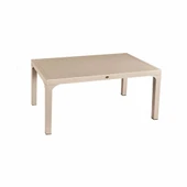 Irak Plastik Holiday Wood 90x150 Cm Camsız Masa Cappuccino HM-740 - 1