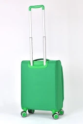 United Colors Of Benetton Ultra Light Kumaş Kabin Boy Valiz Yeşil BNT2400 thumbnail 3