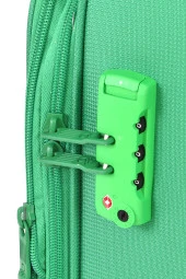 United Colors Of Benetton Ultra Light Kumaş Kabin Boy Valiz Yeşil BNT2400 thumbnail 4